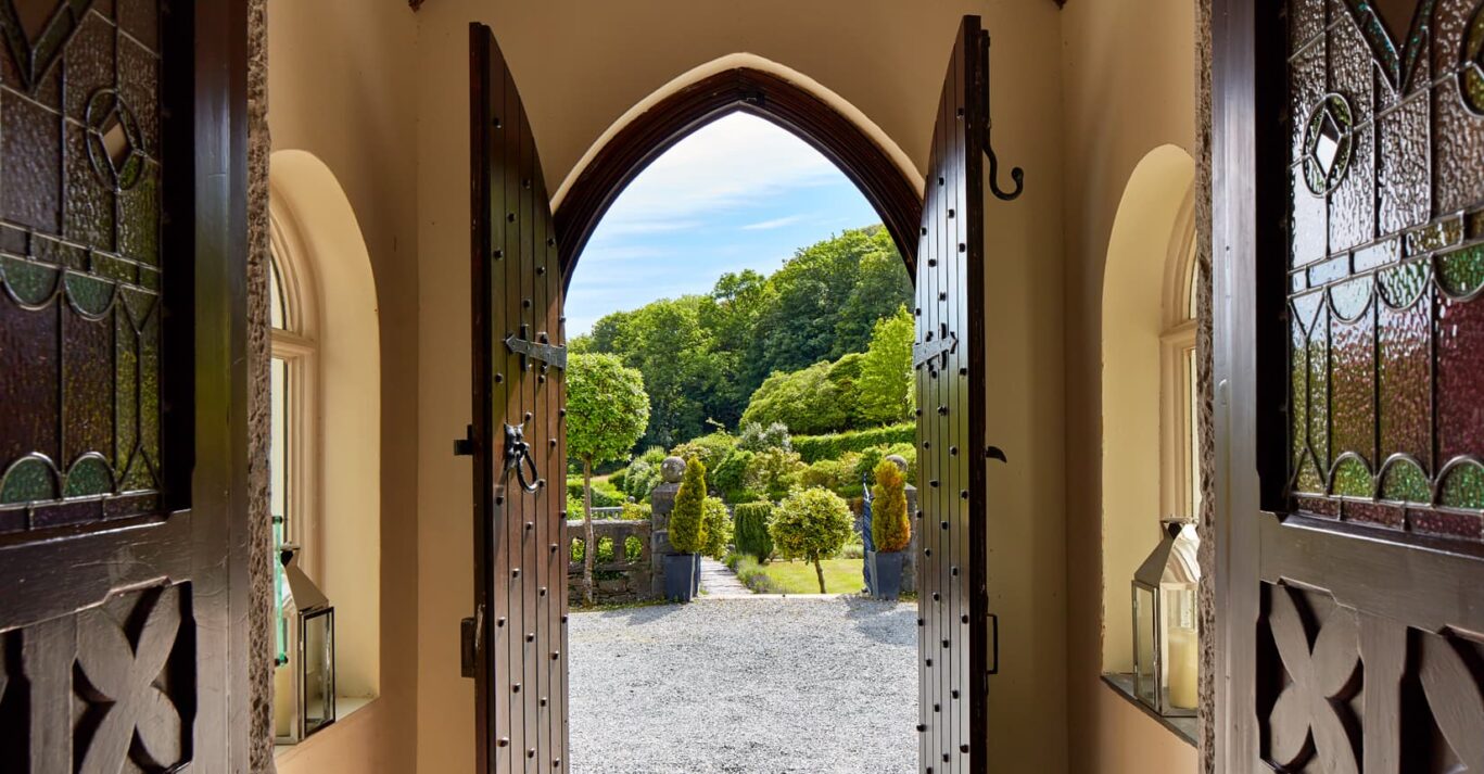 View Of Gardens From Door
