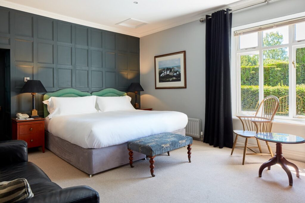 Bedroom At Penmaenuchaf Hotel