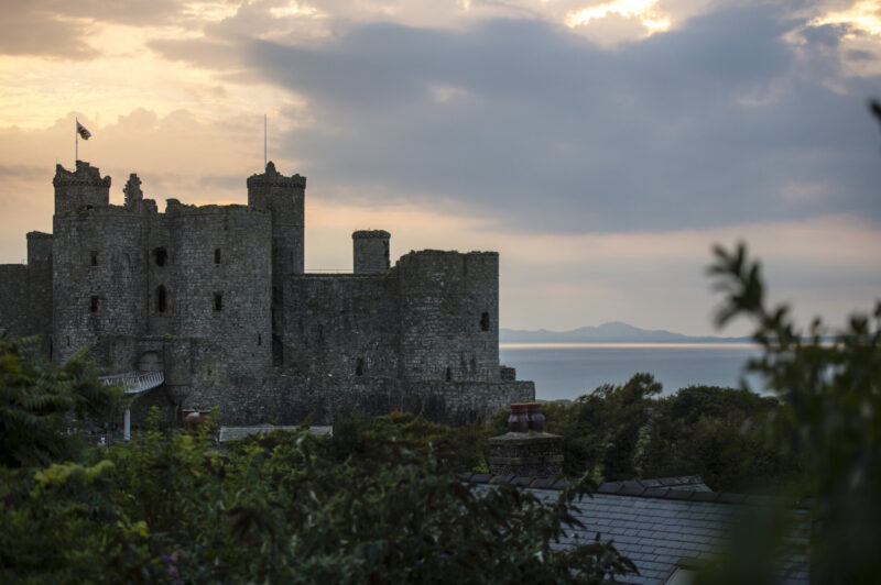 Harlech Castle Gwynedd Mid Wales